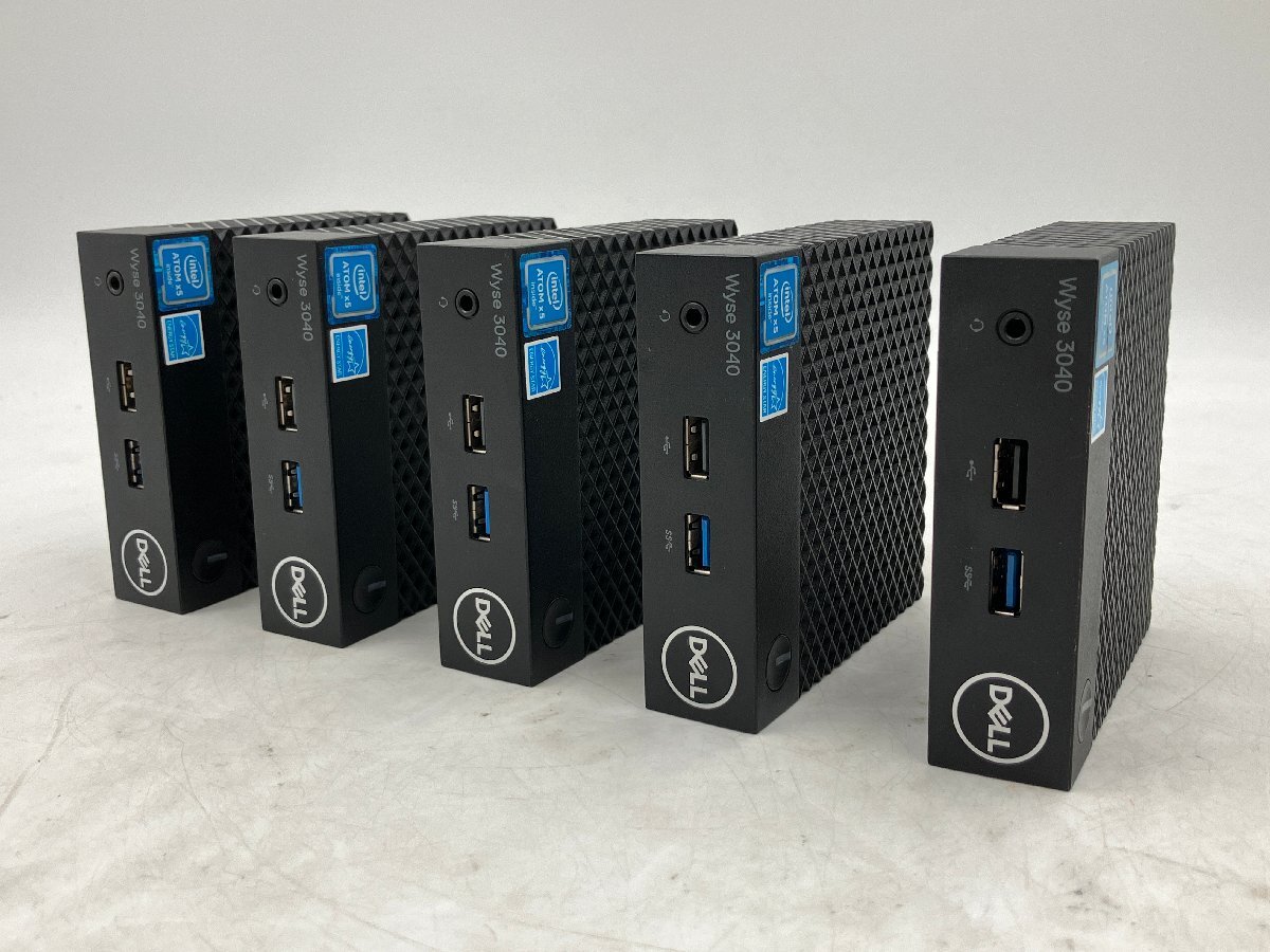 【ハード王】1円~ / シンクライアントPC / DELL Wyse3040 Thin Client 5台セット / Atom x5-Z8350 / 2GB / ストレージ8GB / バイオスロッ拍卖