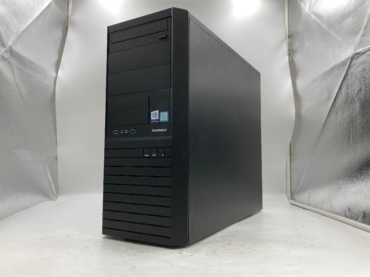 【ハード王】1円~/デスク/THIRDWAVE Z390 PhantomGaming4 P4.31W/Corei7-9700K/8GB/ストレージ無/20265-R拍卖