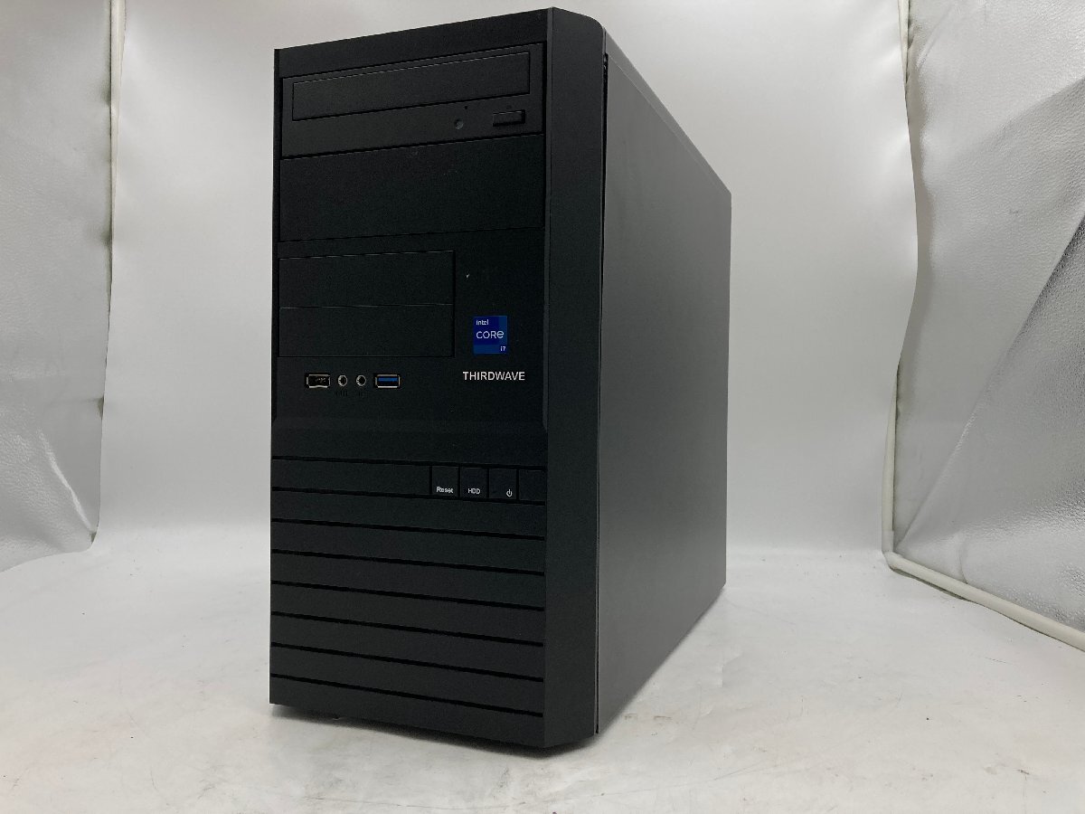 【ハード王】1円~/デスク/THIRDWAVE PRIME H610M-A D4(マザボ)/Corei7-12700/8GB/ストレージ無/21098-R拍卖