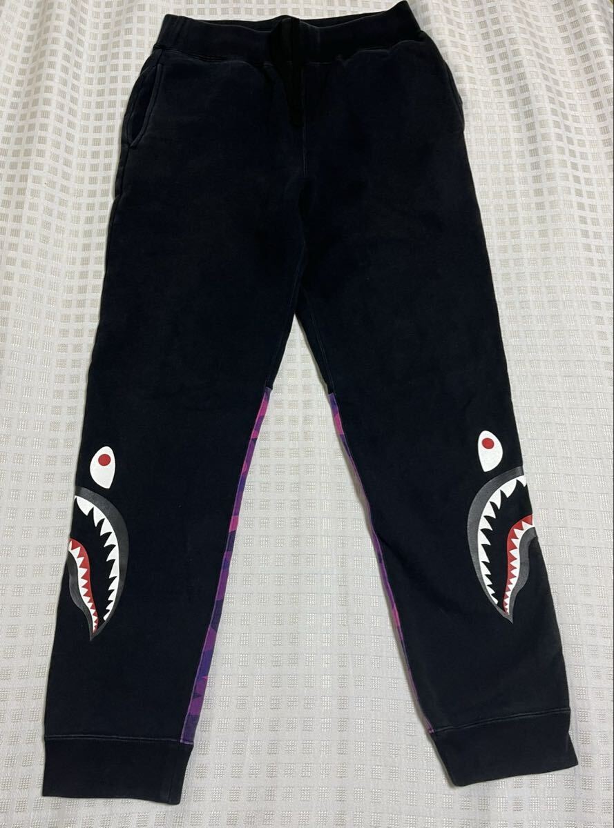 A Bathing Ape シャークデザイン スウェットパンツ S拍卖