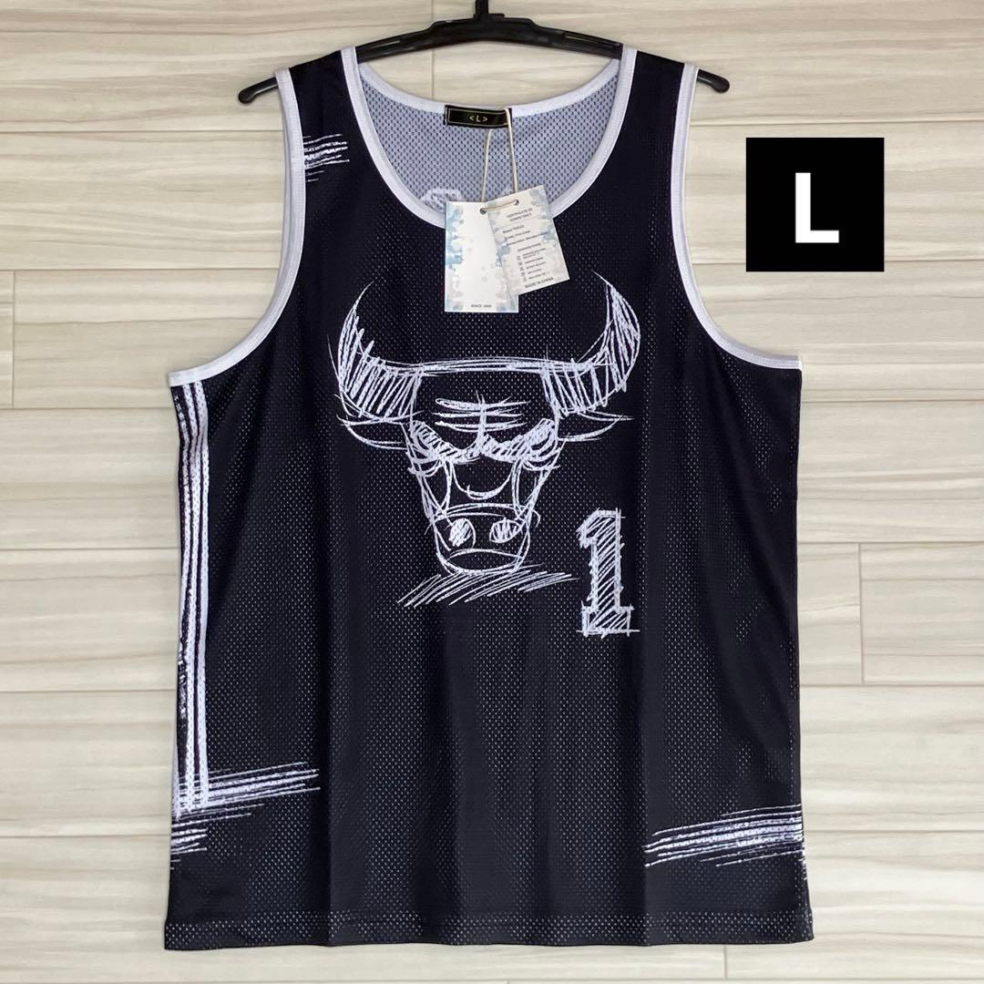 ★新品 ROSE #1 デリック・ローズ BULLS シカゴ・ブルズ NBA バスケ メッシュ ユニフォーム L 新品 シャツ タンクトップ ビブス 美品拍卖