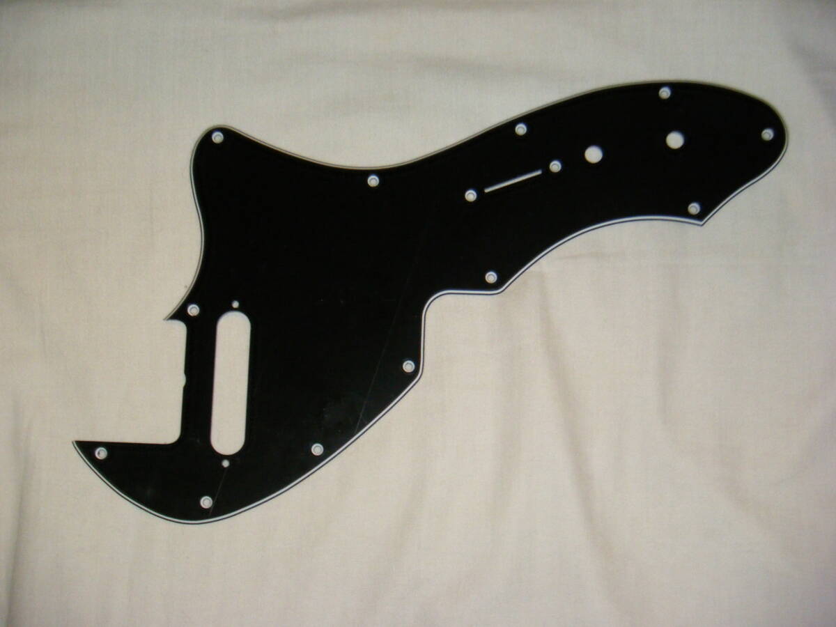 テレキャスターシンライン用ピックガード・フロントシングルタイプ・ブラック・3プライ・国産品・レア拍卖