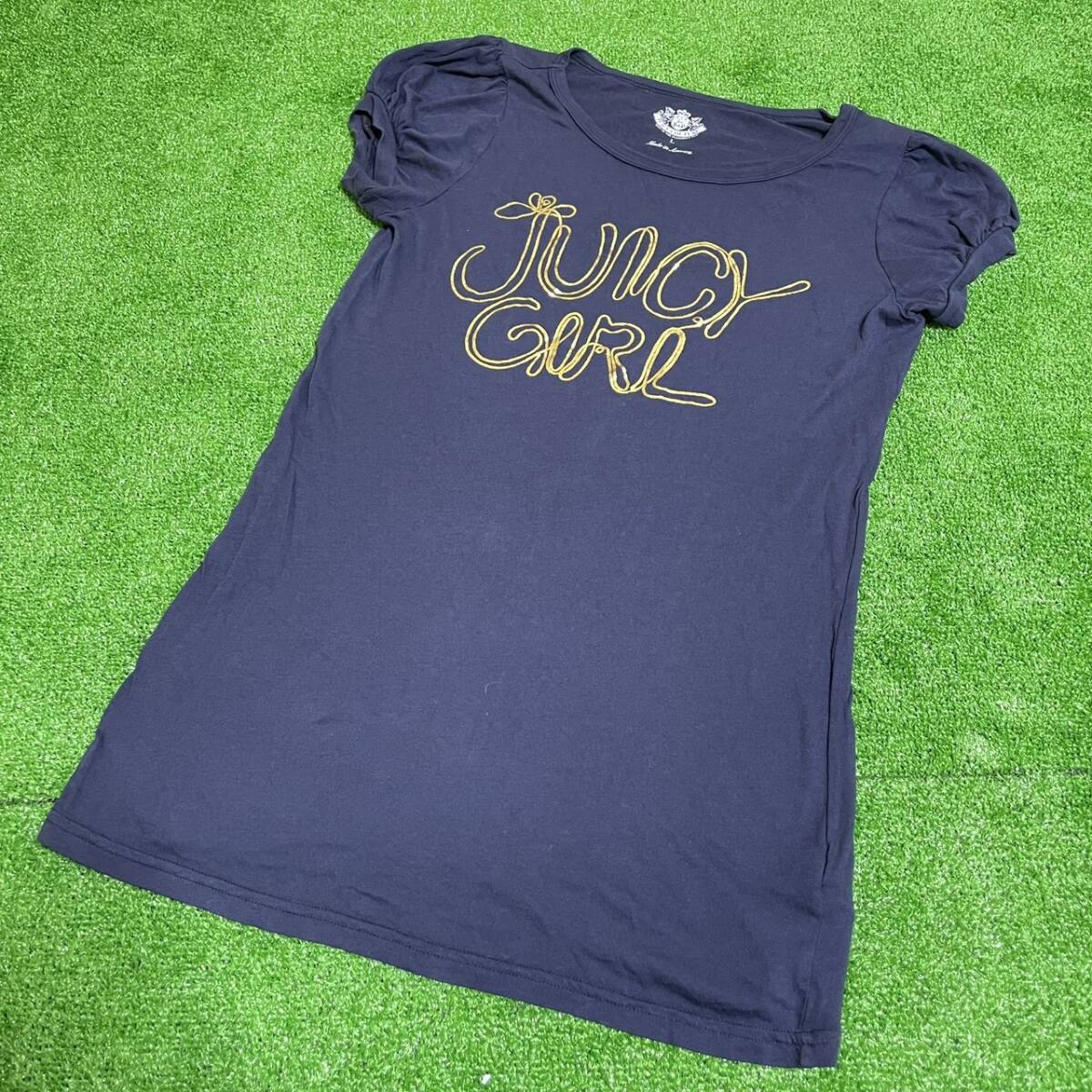 JUICY COUTURE ジューシークチュール Tシャツ ユニセックス ブルー 秋服 C1 拍卖