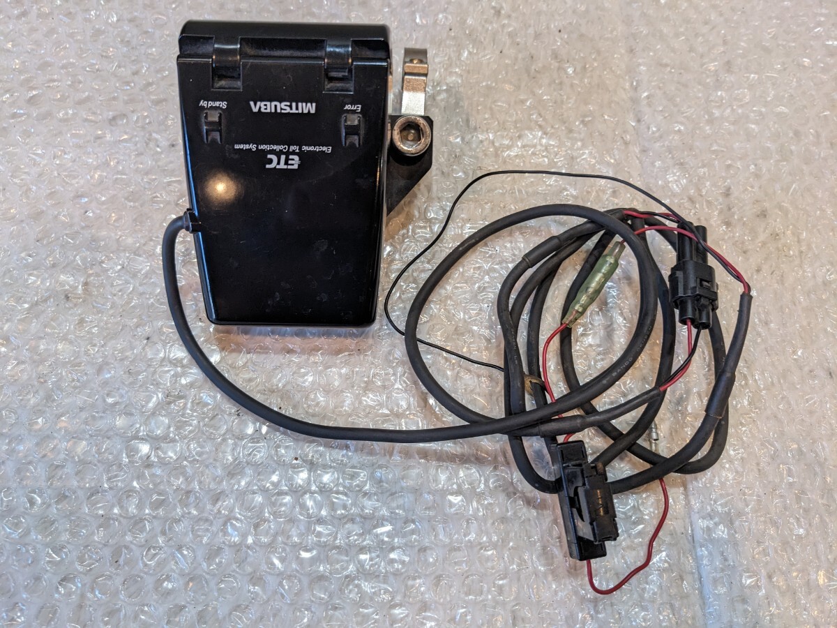 MITSUBA ミツバサンコーワ バイク用 アンテナ一体式 ETC 動作確認済拍卖