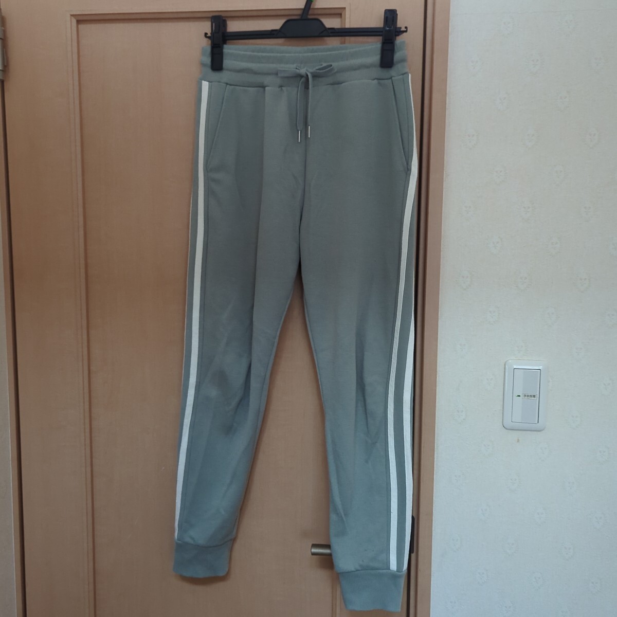 ウエストサイズ64☆レディース☆2本ライン☆グレースウェットパンツ・ジャージ☆送料込み 拍卖