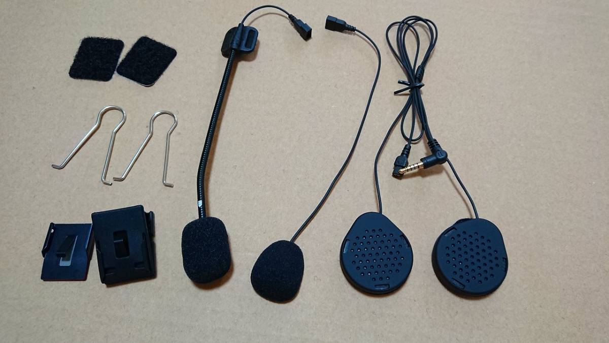 インカム バイク T9S インターコム Bluetooth イヤホンマイククリップ付き 4極拍卖
