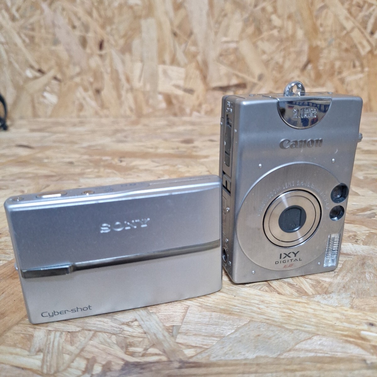 《ジャンク》SONY Cyber-shot/Canon ixy PC1001※バッテリー欠品拍卖