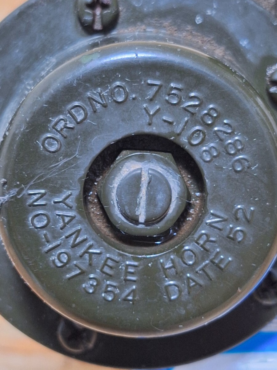 当時物!☆YANKEE HORN ヤンキーホーン☆7528286 Y-108 NO-197354 DATE 52☆デコトラ☆トラック拍卖