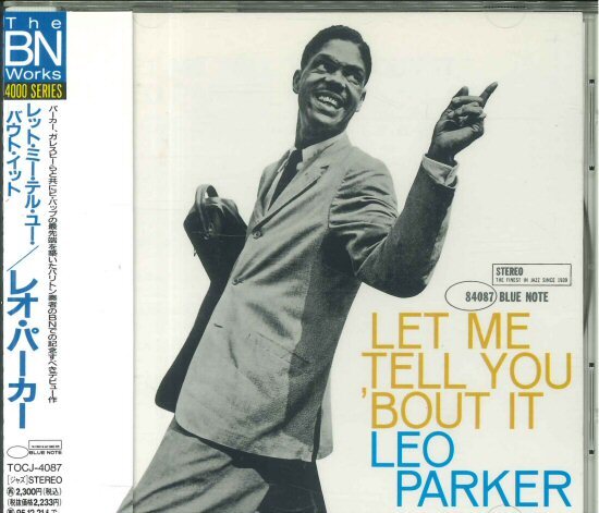 ★BLUE NOTE CD「レオ・パーカー LEO PARKER LET ME TELL 'BOUT IT」1961年 JOHN BURKS/BILL SWINDELL 10_31拍卖