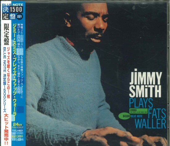 ★BLUE NOTE CD「ジミー・スミス JIMMY SMITH PLAYS FATS WALLER」24bit 1962年 QUENTIN WARREN/DONALD BAILEY 帯付・美品!拍卖