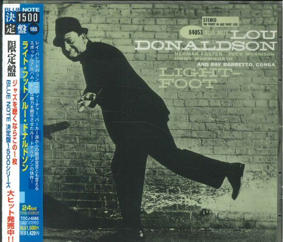 ★BLUE NOTE CD「ルー・ドナルドソン LOU DONALDSON LIGHT FOOT」1958年作品 24bit HERMAN FOSTER/RAY BARRETTO BST-84053拍卖