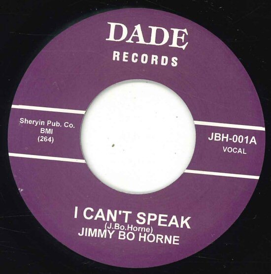 ★SOUL 7ep「ジミー・ボー・ホーン Jimmy Bo Horne I Can't Speak」1969年の名作(この盤はRE-ISSUE)試聴!11_24拍卖