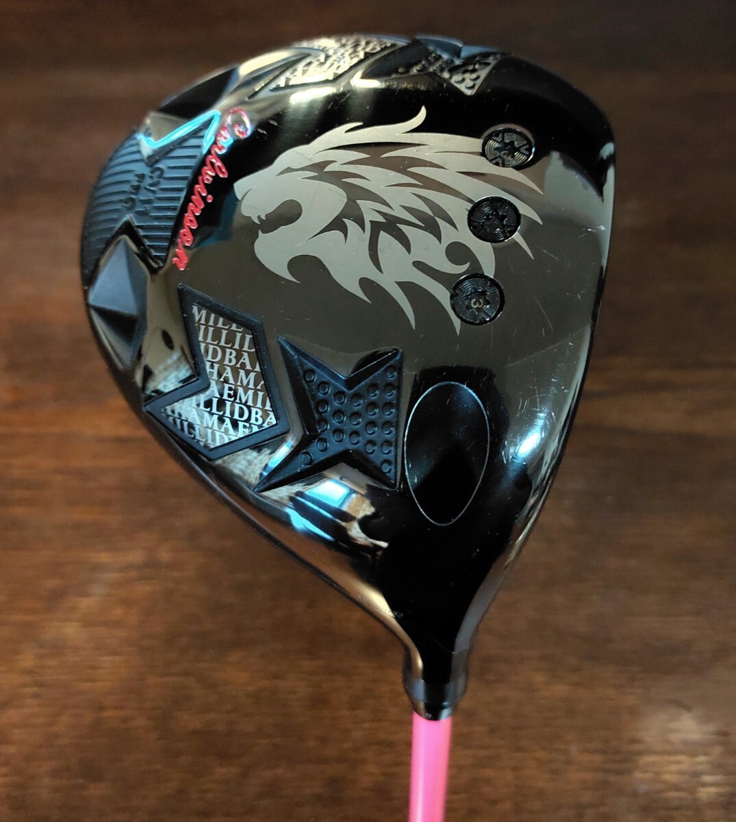 超レア競技用特注■ドラコン爆飛モンスタードライバー■エミリッドバハマ EMILLID BAHAMA カールビンソンCV-11 PRO■REVE PINK SPIDER(6X) 拍卖