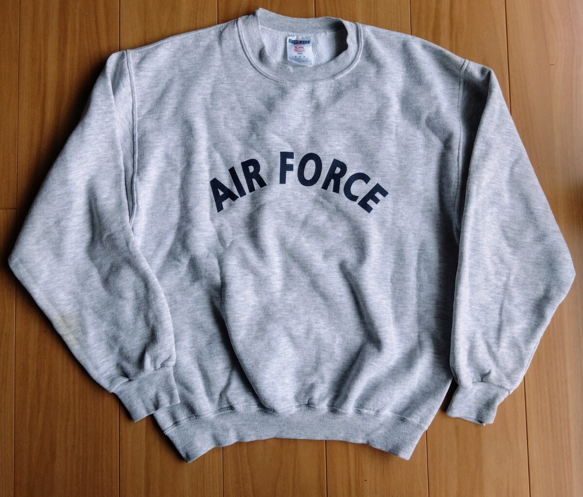 1円スタートJERZEESオールド古着スウェットM杢グレーAIR FORCEミリタリーUSヴィンテージUSN3NAVY36USAAF40USNA38CHAMPION復刻VELVA SHEEN拍卖