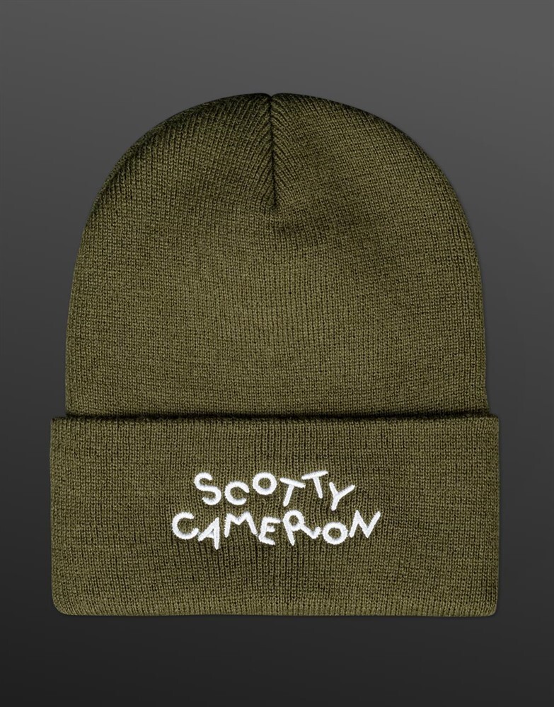 Scotty Cameron スコッティ・キャメロン カフ付きビーニー Olive Dancing Scotty Cameron Beanie 新品拍卖