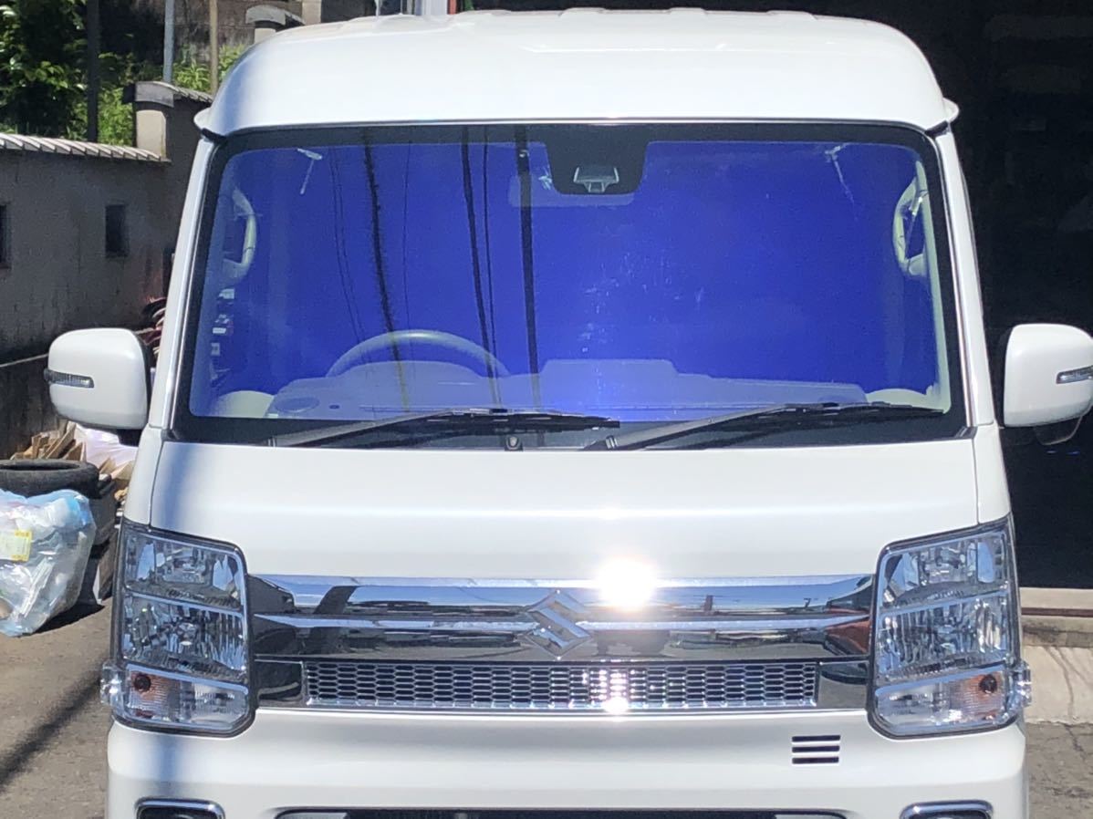 DA17 エブリィ エブリー ゴースト フィルム カット済み熱成形済みフィルム フロントガラス ミニキャブ クリッパー NV100拍卖