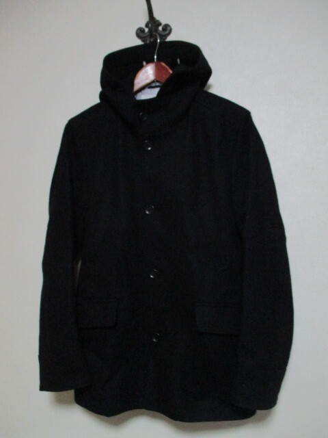 BEAUTY&YOUTH ユナイテッドアローズ 黒フード付コート(USED)111825si拍卖