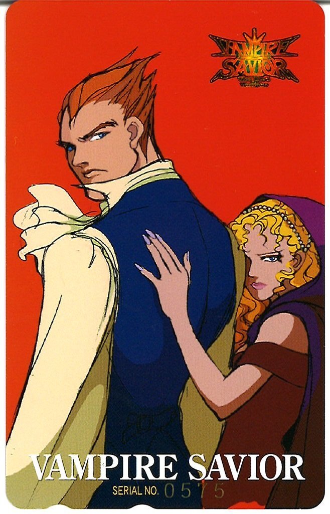 ★VAMPIRE SAVIOR/ヴァンパイア セイヴァー カプコン ナンバー入り 微傷有★テレカ50度数未使用ef_189拍卖