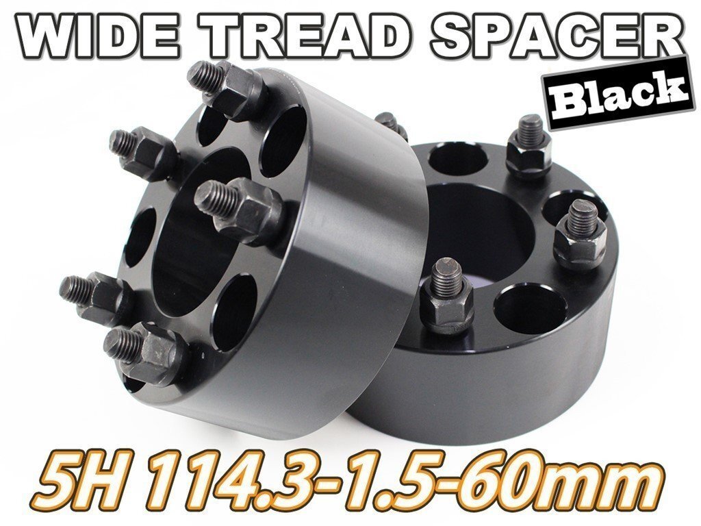 CR-V RD4/5/7 RE系 RM系 RW/RT系 ワイトレ 5H 2枚組 PCD114.3-1.5 60mm ワイドトレッドスペーサー (黒)拍卖