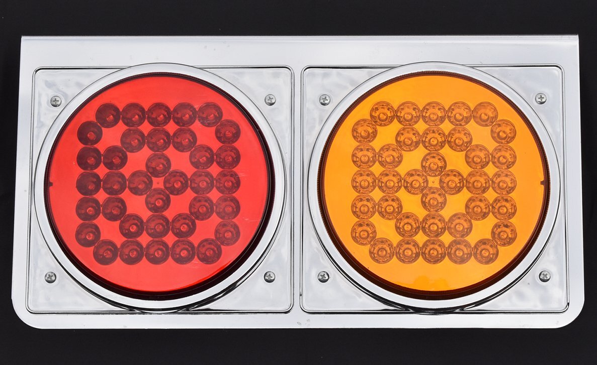 訳あり ジャンク 24V 2連LEDテールライト トラック ダンプ NO.LED32拍卖