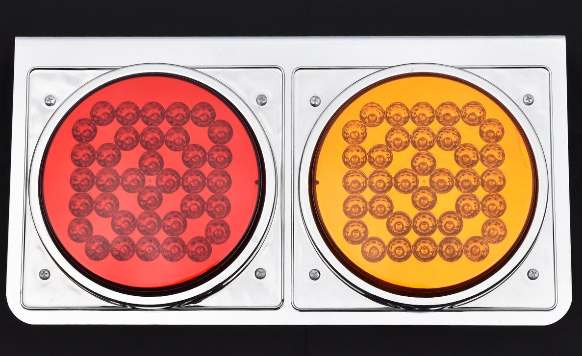 訳あり ジャンク 24V 2連LEDテールライト トラック ダンプ NO.LED42拍卖