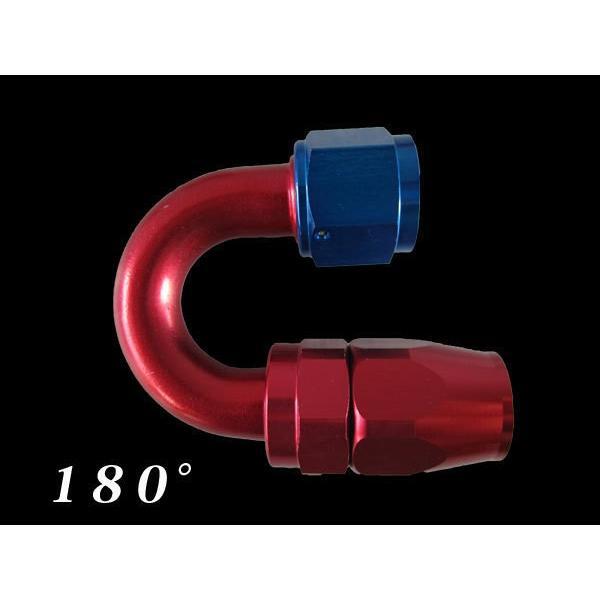 AN4 180° フィッティング ホースエンド 180度 メッシュホース オイルクーラー 冷却系拍卖