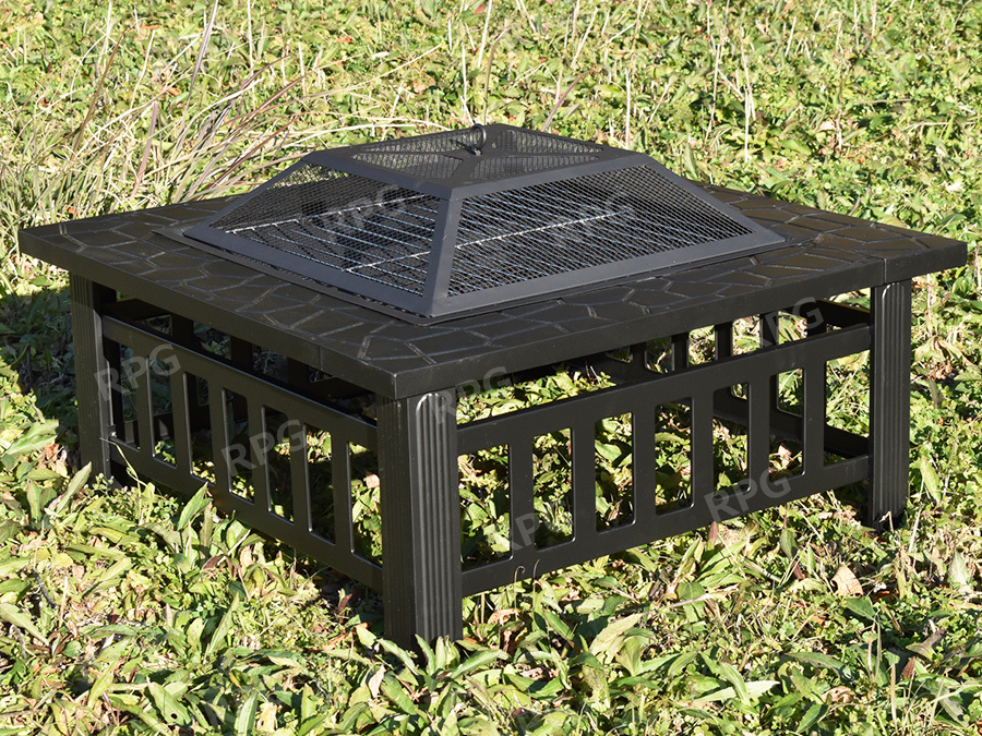 決算セール 家庭用 一台三役 バーベキューコンロ バーベキューグリル ファイヤーピット 焚き火台 焚火台 焚火 焼肉 テーブル キャンプZE02拍卖