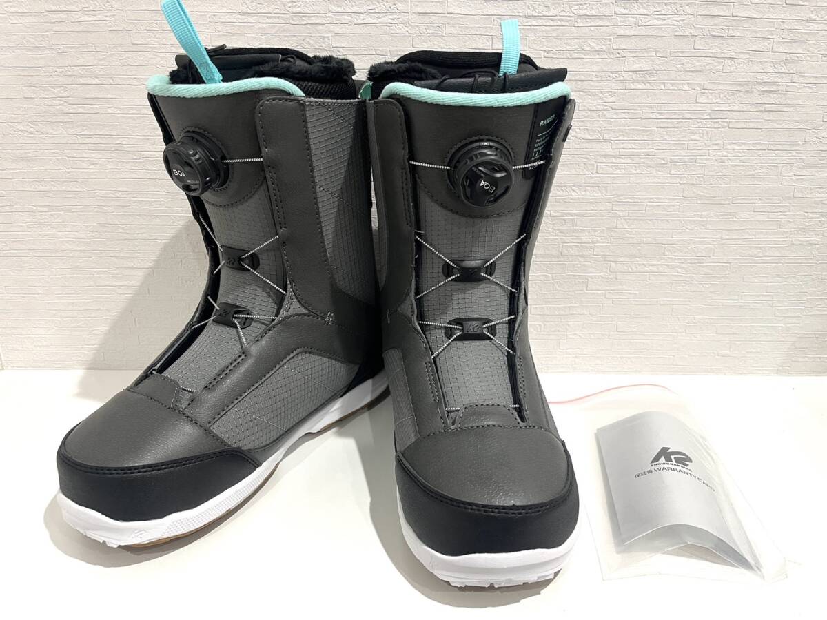 SP242【未使用品◎】K2 ケーツー レイダー RAIDER GREY KB25129601 25-26年 モデル メンズ スノーボード ブーツ スノボ グレー 26.5cm 靴拍卖