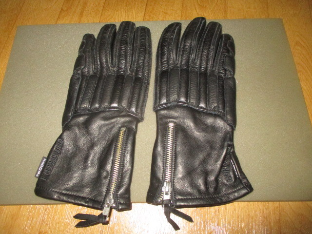 カドヤレーシング ステルス・バトル系 本革レザーグローブ サイズL 新同美中古 ジャケット拍卖