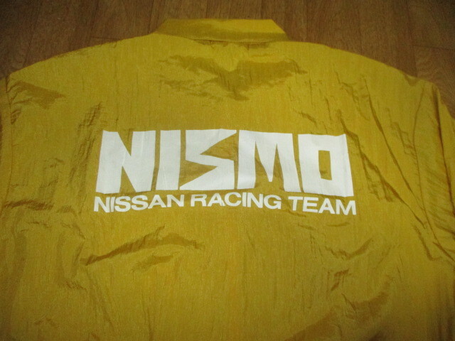 ニスモレーシング・スーパーGT 当時物 旧デカロゴ・チームジャケット 未使用 デッドストック サイズL(L~LL相当)拍卖