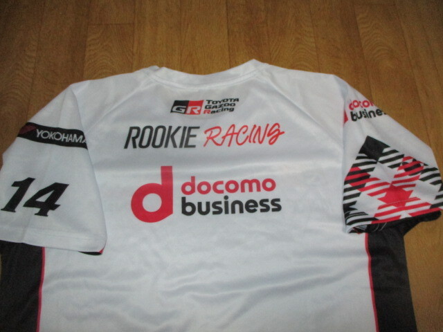 GAZOO・トヨタ ROOKIE RACING ドコモ GRルーキーレーシング・スーパーGT チームドライTシャツ サイズL 未使用 ジャケット拍卖