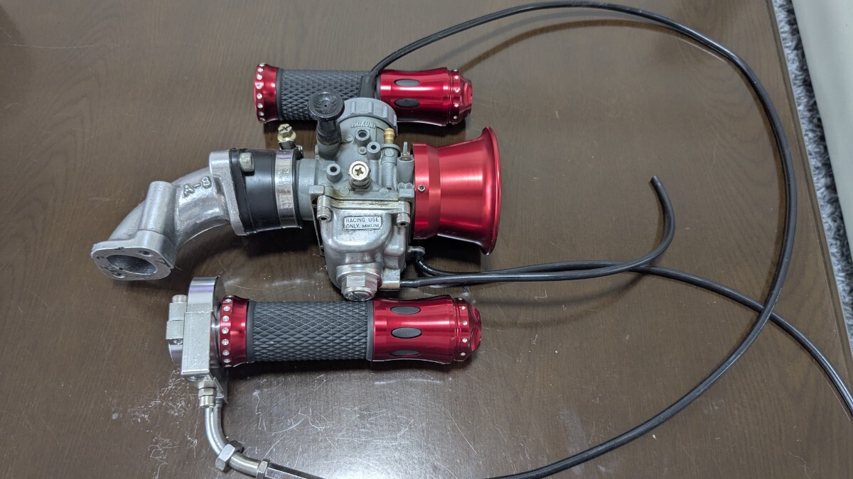 モンキー用ミクニVM26 タケガワ社外スロットルセット中古品拍卖