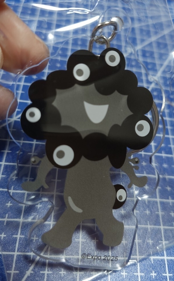 ■閉幕■大阪関西万博 オフィシャルショップ限定■黒ミャクミャク■アクリルキーホルダー■左向き歩き姿■ミャクミャク■EXPO2025■拍卖