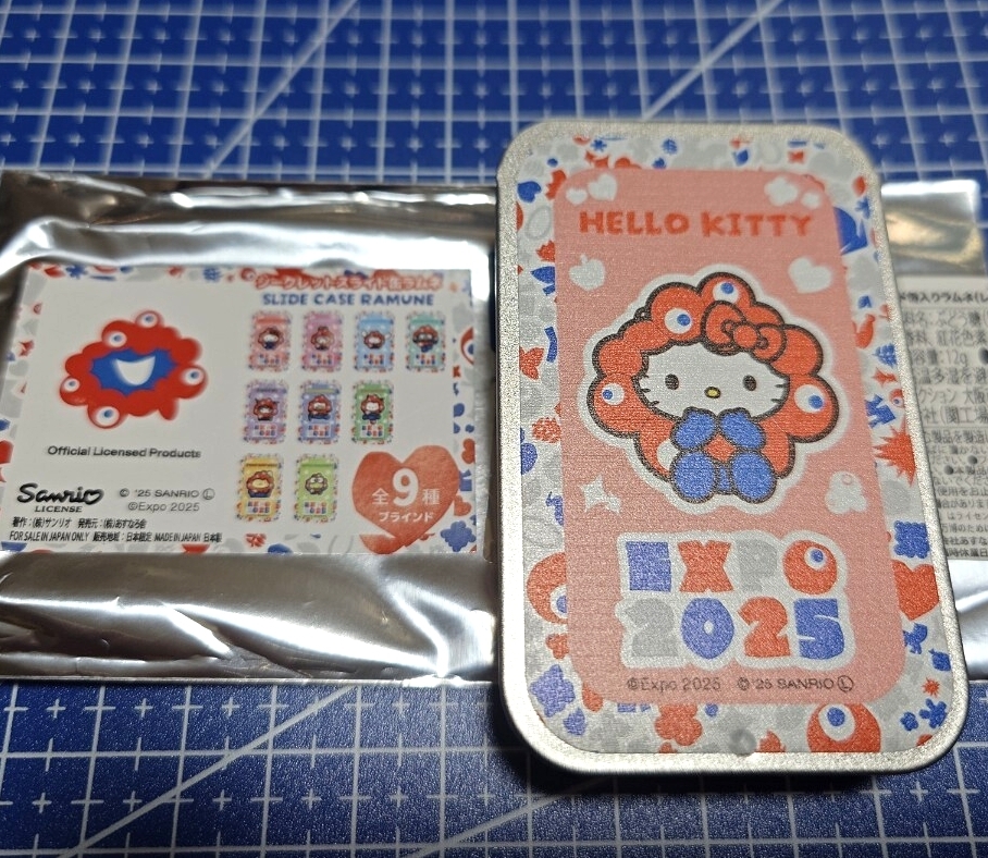 ■閉幕■大阪関西万博 オフィシャルショップ限定■サンリオ■キティ■シークレットスライド缶■ラムネ缶■ミャクミャク■EXPO2025拍卖