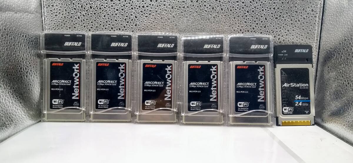 ● BUFFALO 無線LANカード WLI-PCM-L11 5枚 /WLI-CB-G54 1枚 拍卖