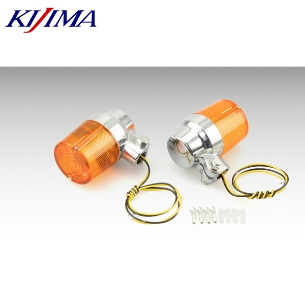 在庫あり KIJIMA キジマ 219-5204 ウインカーランプ #410 丸 (L) S/A 2個SET拍卖