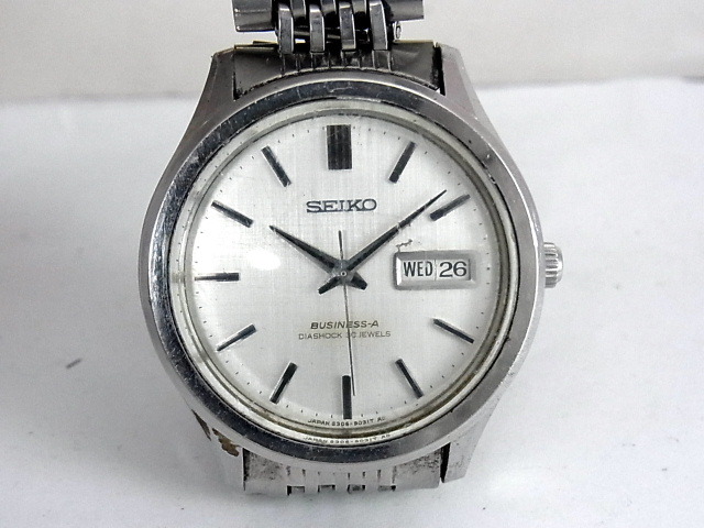 セイコー ビジネスA ダイヤショック30石 オートマチック 3306-9030 19拍卖