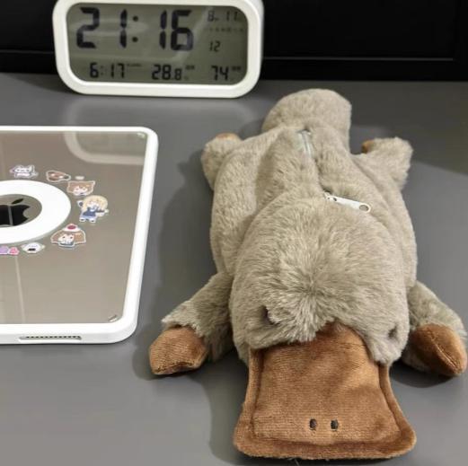 ペンケース かものはし ぬいぐるみ 小物入れ ポーチ アニマル 筆箱拍卖