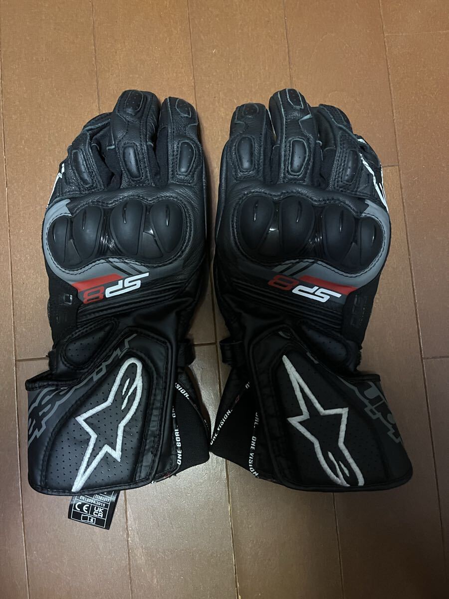 SP-8 v3 LEATHER GLOVE alpinestars レーシンググローブ拍卖