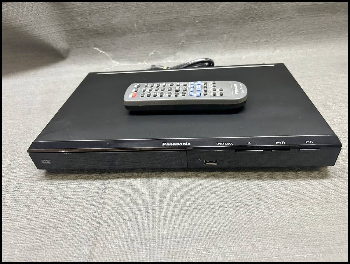 ★Panasonic DVDプレーヤー DVD-S500 リモコン有 2021年製 USED★K01103拍卖