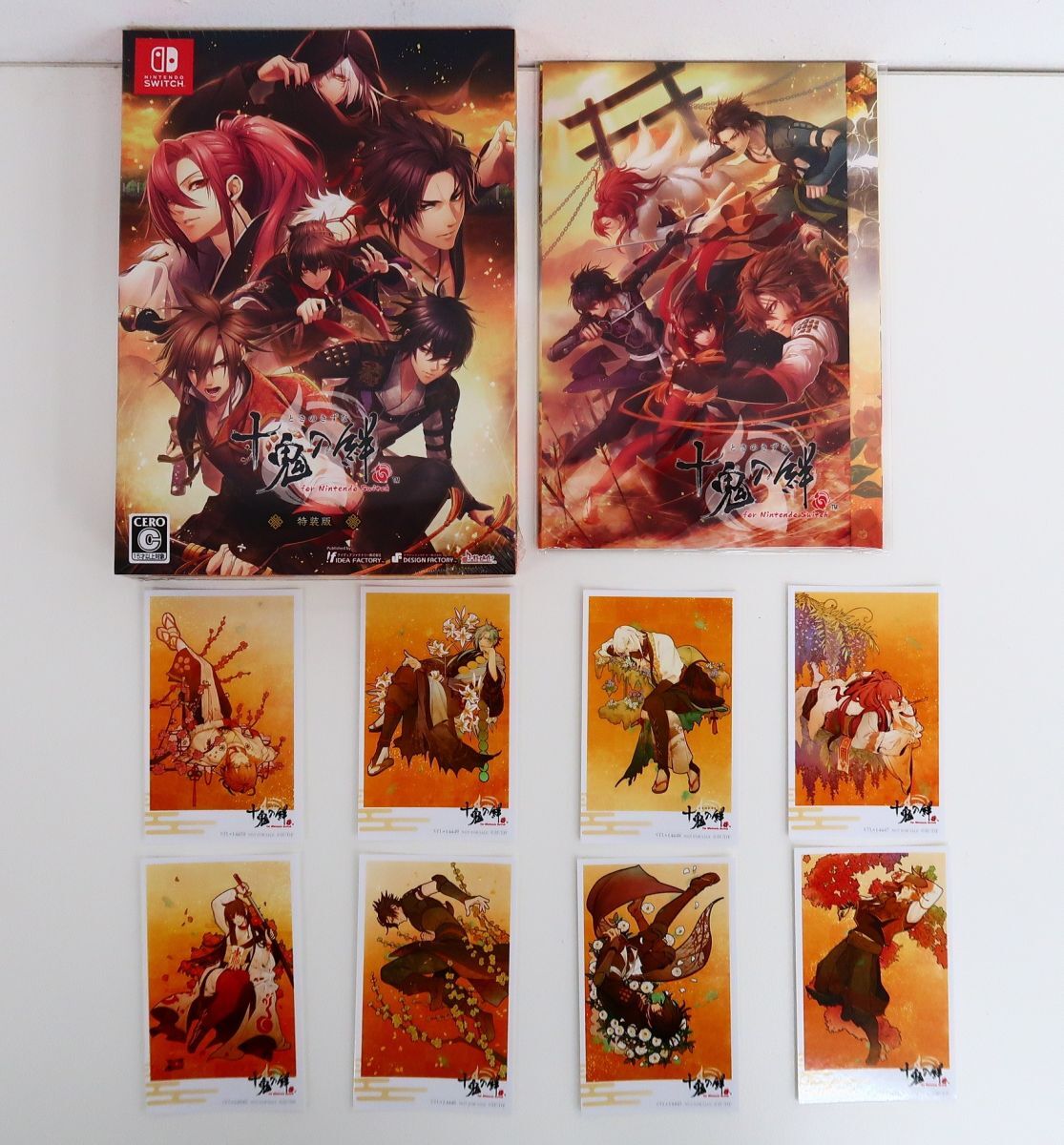 YK1035/【未開封】/十鬼の絆 for Nintendo Switch 特装版/予約特典スリーブケース/ステラワース特典ミニブロマイド8枚セット拍卖