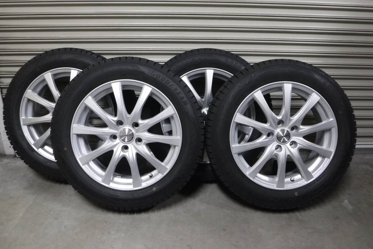 現行60プリウスにて使用 195/60-17 17インチアルミ付きスタッドレス バリ山 ⑥拍卖