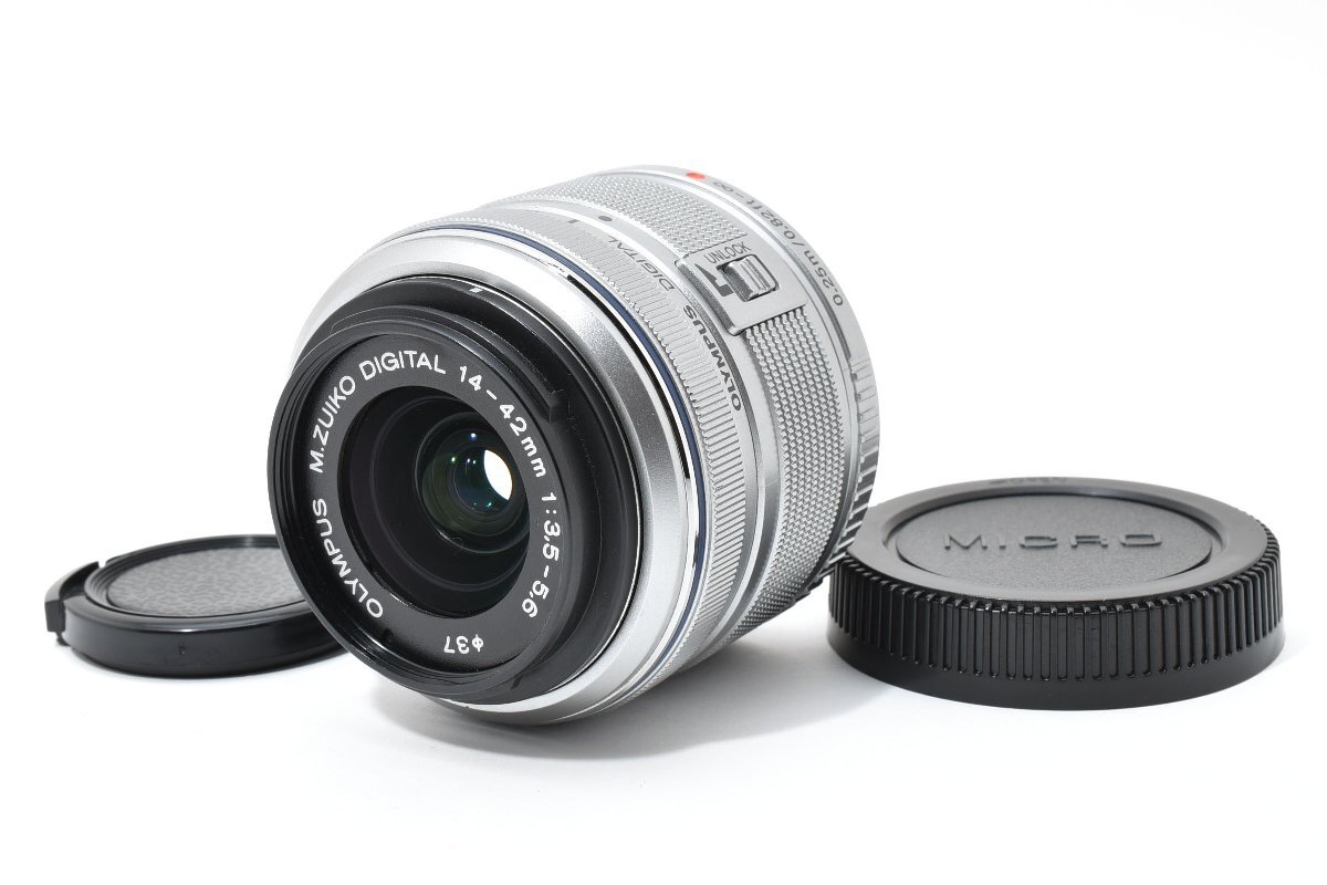 オリンパス OLYMPUS M.ZUIKO DIGITAL ED 14-42mm F3.5-5.6 IIR シルバー拍卖