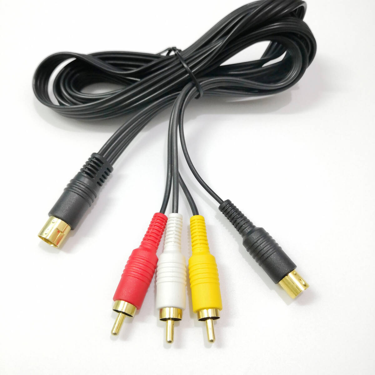 S端子ケーブル RCAオーディオケーブル 映像用ケーブル S端子プラグ AVビデオ延長ケーブル 1.8m ;J808;拍卖