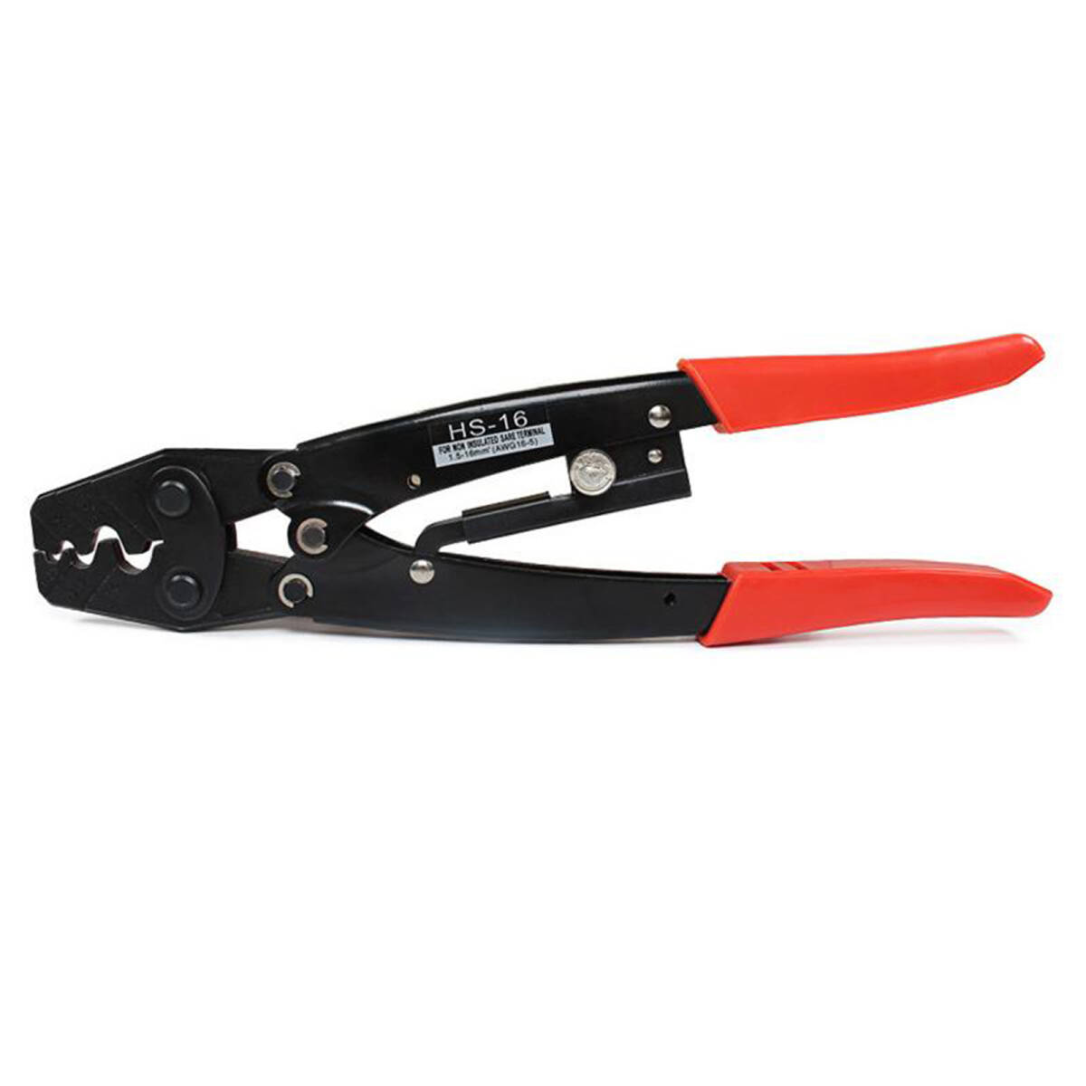 HS-16裸端子圧着ペンチ ラチェット式端子ペンチ クリンプ式端子圧着ペンチ ラチェット式圧線ペンチ 手動圧着式圧着ペンチ ;J594;拍卖