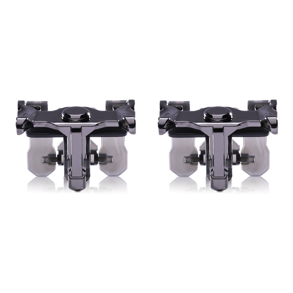 コントローラー シューティングゲーム用 射撃ボタン 精確 押しボタン式 左右兼用 高感度 スマホゲーム用 スマホアクセサリー 1ペア ;J4123;拍卖