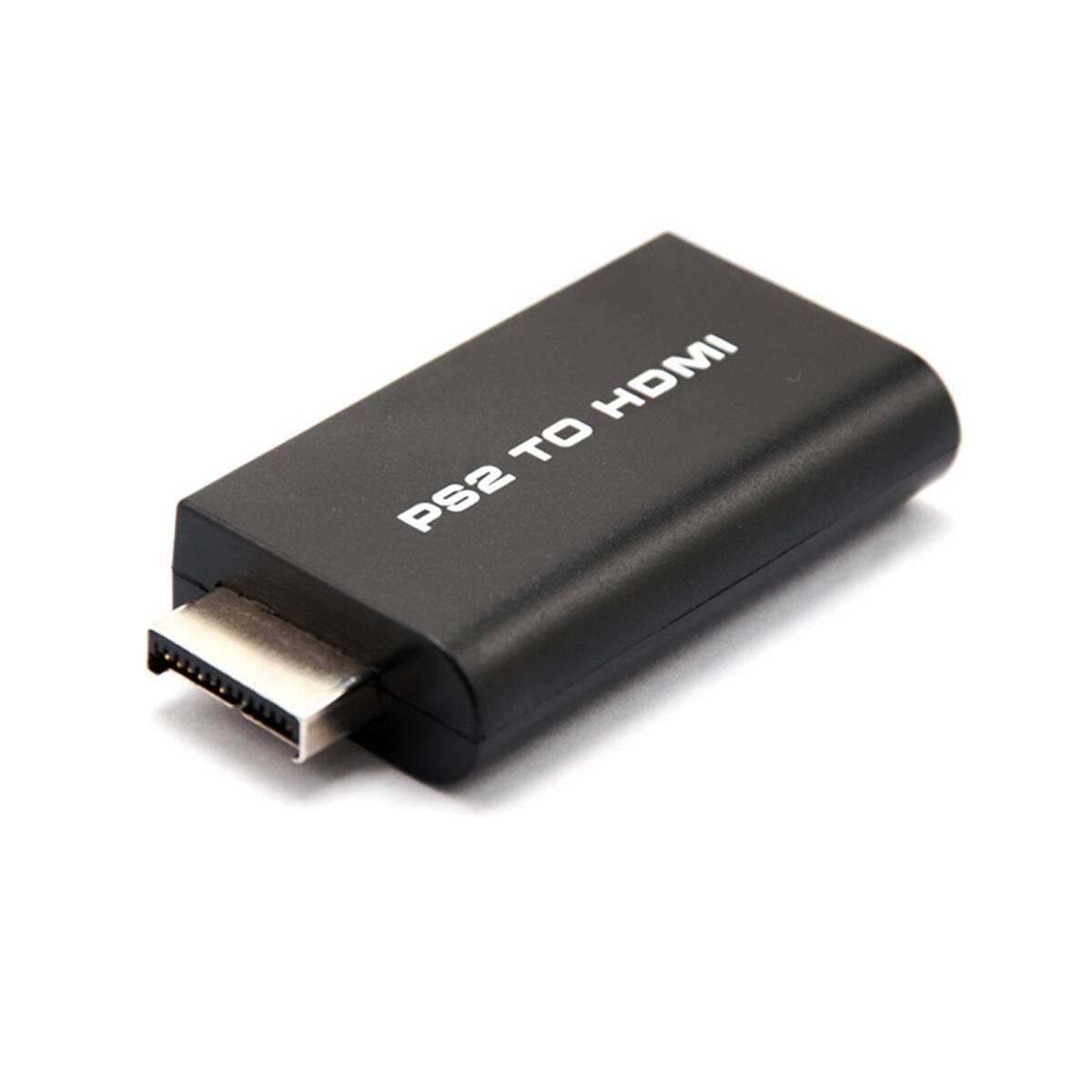 PS2-HDMI変換アダプタ PS2toHDMIオーディオビデオアダプター ゲームコンソールインターフェイスアダプター PS2部品 (ブラック);J483;拍卖