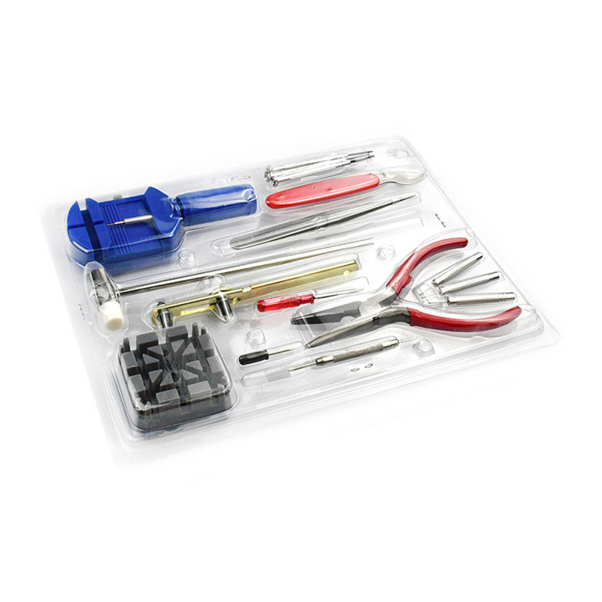 時計工具セット 時計修理キット 腕時計の修理道具 時計解体ツール 腕時計の修理キット 時計裏カバー開き道具 ストリップ取外し器 ;J311;拍卖