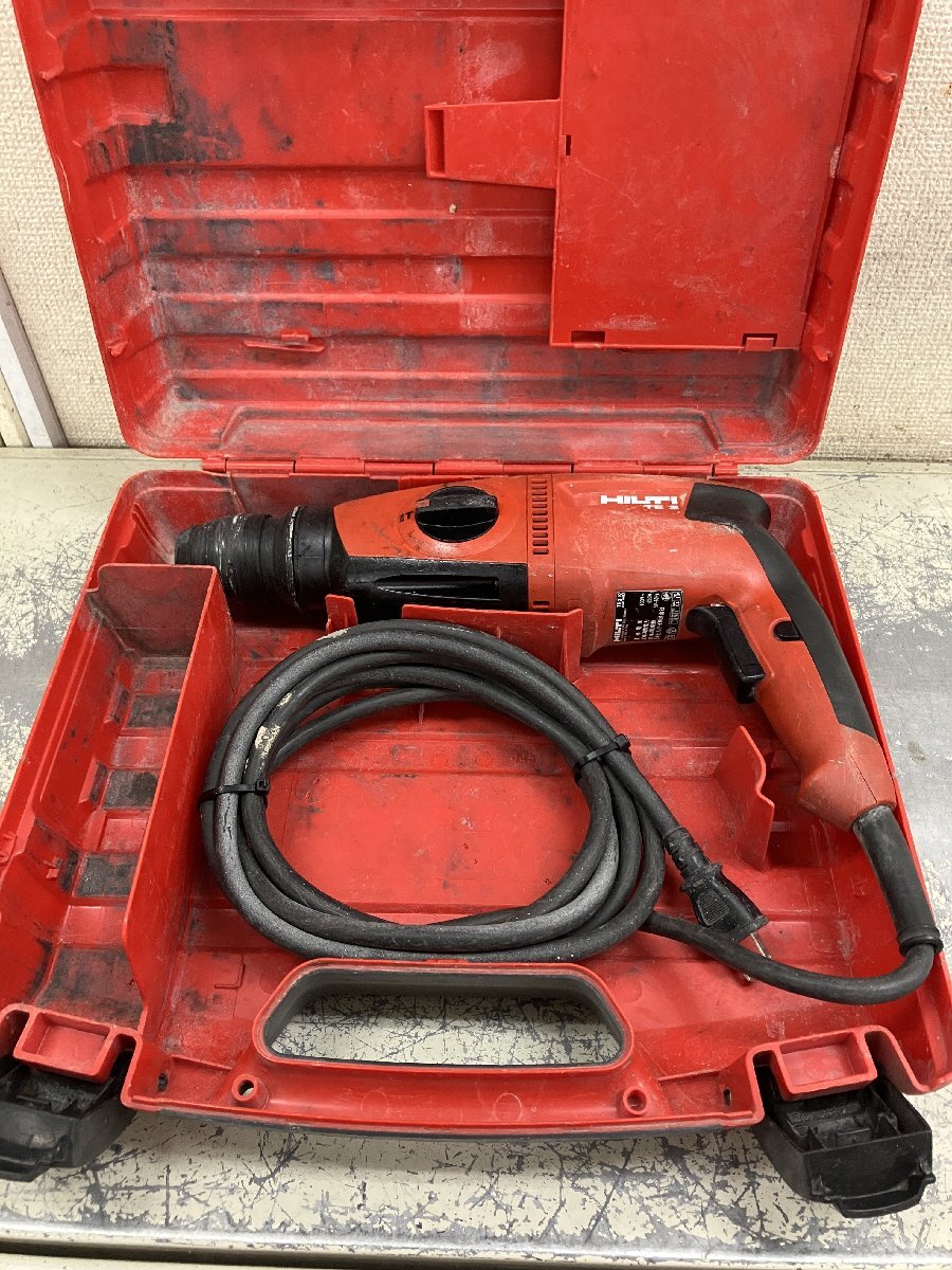 ★中古★HILTI ヒルティ ハンマドリル TE2 ケース付 ハンドル無 コンクリート 電動工具 動作確認済)岡C拍卖