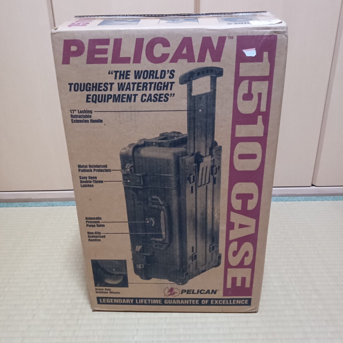 未使用 PELICAN CASE ペリカンケース 1510 ブラック プロテクターケース キャリーケース拍卖